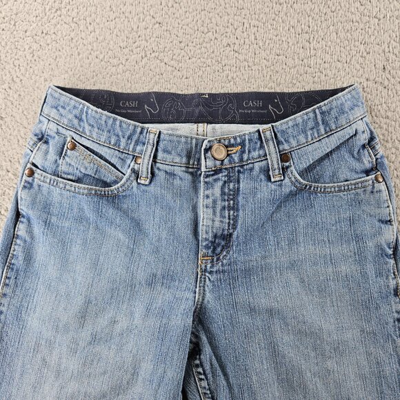 Wrangler Jeans Womens 6x32 Blue Cash Ultimate Riding Bootcut Denim - Picture 2 of 16